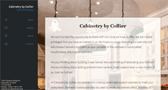 Desktop Screenshot of cabinetrybycollier.com